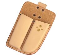 Okatsune 109 étui double en cuir pour sécateur 101 ou 103 et scie
