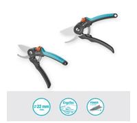 Sécateur PremiumCut - lames franches diamètre de coupe de 22 mm GARDENA - 1224120
