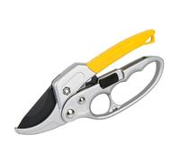 Sécateur professionnel à lame franche - Sécateur de jardin robuste pour plantes, arbres, haies et fleurs | Action de coupe ergonomique et à cliquet