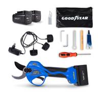 Sécateur Professionnel Goodyear + 2 Batteries Lithium 16.8V 2Ah Ø Coupe 32mm GOO