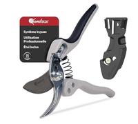 Sécateur professionnel KAMIKAZE KM2-L. Lame SK-5 tranchante. Manche ergonomique taille L. Coupe jusqu'à 25 mm. Design breveté