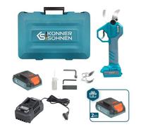 Sécateur sans fil 20V + batterie 2Ah et chargeur - KS CPS20V-40 CASE PLUS KONNER & SOHNEN