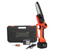 Sécateur sans fil 25V 40mm sécateur électrique avec poteau d'extension de portée électrique 5 pouces scie à chaîne bonsaï élagage coupe-branche,Taille de précision(Pruner Saw Color Box)