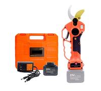 Sécateur sans Fil 25V 40mm sécateur électrique avec Poteau d'extension de portée électrique 5 Pouces scie à chaîne bonsaï élagage Coupe-Branche,Fonctionnement contrôlé(Shears)