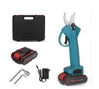Sécateur, Sécateur électrique sans fil 88VF avec 1/2 pc batterie Lithium-ion efficace coupe-élagage bonsaï arbre fruitier, Coupe de précision(1pcs Battery blue)