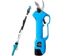Sécateur Télescopique sans Fil, Sécateur électrique avec Perche D’Extension De 6,8 Pieds De Haut, Batterie Au Lithium 16,8 V 2, Lames Sk5, Diamètre De Coupe De 28 Mm