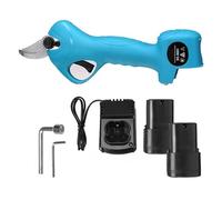 Sécateurs électriques Cisaille Électrique De Jardin Sans Fil 500W, 25mm, Taille-haie, Chargeur De Batterie Li-ion, Coupe-branches, Outil Électrique De Jardin(2 Batteries)
