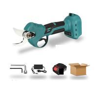 Sécateurs électriques, Ciseaux électriques rechargeables sans fil, 30MM, balais, cisailles de taille, outil jardinage d'arbres, d'élagage Branches(1pc battery)