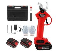 Sécateurs électriques, Sécateur électrique avec diamètre de coupe 1 pouce, sécateur sans fil, professionnel(2batteries)