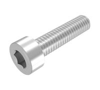 SECCARO Lot de 20 vis cylindriques M3 x 12 mm, en acier inoxydable V2A VA A2, DIN 912 / ISO 4762, à six pans creux, filetage complet,