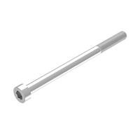 SECCARO Lot de 20 vis cylindriques M8 x 110 mm, en acier inoxydable V2A VA A2, DIN 912 / ISO 4762, à six pans creux, filetage partiel