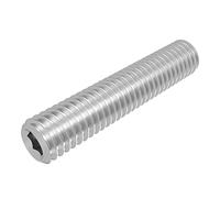 SECCARO Lot de 20 vis sans tête avec anneau M5 x 25 mm, acier inoxydable V2A VA A2, DIN 916 / ISO 4029