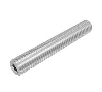 SECCARO Lot de 20 vis sans tête avec anneau M6 x 40 mm, acier inoxydable V2A VA A2, DIN 916 / ISO 4029
