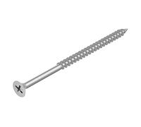 SECCARO Lot de 50 vis à bois pour panneaux d'aggloméré 6 x 110 mm en acier inoxydable V2A VA A2 avec filetage partiel Phillips