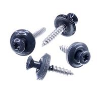 SECCARO Lot de 75 vis étanches 4,5 x 65 mm, RAL 7016 gris anthracite, acier inoxydable A2, rondelle d'étanchéité EPDM 15 mm, TX/six pans creux