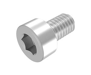SECCARO Vis cylindriques M6 x 10 mm inox V2A VA A2, DIN 912 / ISO 4762, six pans creux, filetage complet, 20 pièces