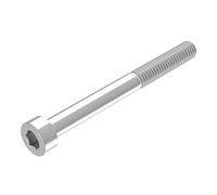 SECCARO Vis cylindriques M6 x 60 mm inox V2A VA A2, DIN 912 / ISO 4762, six pans creux, filetage partiel, 20 pièces