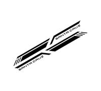 SECDRPOQA Autocollant de Coffre de Voiture, pour Santa Cruz SE SEL Limited 2022 2023 Pickup Graphics Stripes Decal All New Auto Truck Vinyl Cover