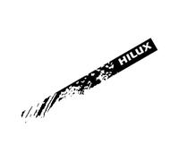 SECDRPOQA Autocollant de Voiture en Vinyle pour Porte arrière, hayon, pour Toyota Hilux, Revo, Vigo, Rocco SR, Accessoires de réglage Automatique