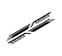 SECDRPOQA Autocollant latéral de Coffre de Voiture, pour Pick-up Navara D40 D22 D23 NP300, Rayures, Autocollants en Vinyle, Accessoires de réglage Automatique