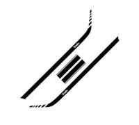 SECDRPOQA Autocollant latéral de portière, pour Renault Trafic 2 3 MK3 MK2, Couverture de Capot, Film Vinyle, Autocollant Graphique, Accessoires de Modification