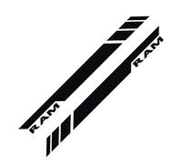 SECDRPOQA Autocollant latéral de Voiture, pour Dodge Ram 1500 TRX Classic 2500 3500, Accessoires Automobiles, Film Vinyle