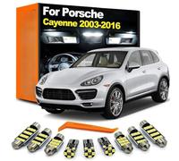 SECDRPOQA Kit d’Ampoule intérieure LED, pour Porsche Cayenne 955 957 958 9PA 92A Turbo S GTS 2003-2013 2014 2015 2016