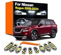 SECDRPOQA Kit d'ampoules LED pour éclairage intérieur de Carte, pour Nissan Rogue 2008-2017, 2018, 2019, 2020, 2021, 2022, 2023, 2024, Accessoires