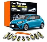 SECDRPOQA Kit d'ampoules LED pour éclairage intérieur de Voiture, pour Toyota Vitz 1999-2016, 2018, 2019, 2020, 2021, 2022, 2023, Accessoires