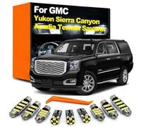 SECDRPOQA Kit d'ampoules LED pour plafonnier intérieur, pour GMC Yukon, Sierra 1500, 2500, 3500, Canyon, Acadia, Terrain, Savana, Envoy, XUV, XL