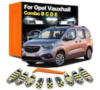 SECDRPOQA Kit d'ampoules LED pour plafonnier intérieur, pour Opel Combo BCDE (1994-2016, 2017, 2018, 2019, 2020, 2021, 2022)