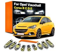 SECDRPOQA Kit d'ampoules LED pour plafonnier intérieur, pour Opel Corsa BCDE 1993-2013, 2014, 2015, 2016, 2017, 2018, 2019, Accessoires