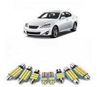 SECDRPOQA Kit de 15 Ampoules LED pour éclairage intérieur de Voiture, pour Lexus is IS250 IS300 IS350 IS220D 2006 2007 2008 2009 2010 2011 2012 2013