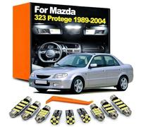 SECDRPOQA Kit d'éclairage intérieur à LED pour dôme, Lecture de Carte et Coffre, pour Mazda 323 Protege (1989-1996, 1997, 1998, 1999, 2000, 2001, 2002, 2003, 2004)