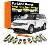 SECDRPOQA Kit d'éclairage intérieur à LED, pour Land Rover Range Rover Sport Evoque L322 L320 Freelander Discovery 2 3 4, Accessoires de Voiture