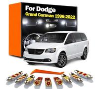 SECDRPOQA Kit d'éclairage intérieur à LED pour Pare-Soleil, pour Dodge Grand Caravan 1996-2017, 2018, 2019, 2020, 2021, 2022, Ampoules de Lecture pour Coffre de Voiture