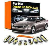 SECDRPOQA Kit d'éclairage intérieur à LED pour Plaque de Coffre, pour Kia Optima K5 2000-2018 2019 2020 2021 2022 2023, Accessoires d'ampoules de Voiture