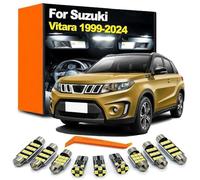SECDRPOQA Kit d'éclairage intérieur à LED, pour Suzuki Grand Vitara 1999-2016 2017 2018 2019 2020 2021 2022 2023 2024, Accessoires d'ampoules LED