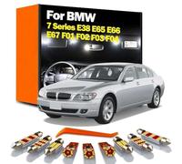 SECDRPOQA Kit d'éclairage intérieur à LED pour Toit de Voiture, pour BMW Série 7 E38 E65 E66 E67 F01 F02 F03 F04 1994-2013 2014 2015