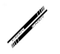 SECDRPOQA Lot de 2 Autocollants en Vinyle pour Voiture, pour Volkswagen Caddy MK1 MK2 MK3 MK4 4 3 2 Maxi Kombi, Accessoires de Modification
