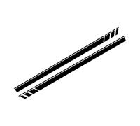 SECDRPOQA Lot de 2 Autocollants latéraux pour Volkswagen Polo 6R, 6C, 9N2, 9J, GTI, Accessoires de Modification