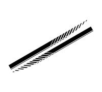 SECDRPOQA Lot de 2 Autocollants pour Jupes latérales de portière de Voiture, pour VW ID.3 ID3 GTX, Film Vinyle, Accessoires de réglage Automatique