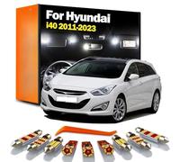 SECDRPOQA MDNG 19Pcs pour Hyundai i40 Berline Wagon CW 2011-2016 2017 2018 2019 2020 2021 2022 2023 Intérieur LED Ampoule Kit Kit Lumière Accessoires