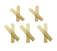 SECFOU 10 Pcs Anches de Clarinette en Bois Naturel, Faciles à Installer, Bien Conçues, Accessoires Pratiques pour Clarinettistes Professionnels, Couleur Kaki