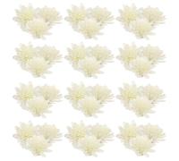 SECFOU 100pièces Fleurs Diffuseur Chrysanthemum Blanc Accessoires Aromathérapie pour Diffuseur Arômes Maison