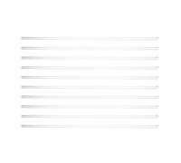 SECFOU 10pcs Bâtons D'agitation en Verre 20cm Solides et Arrondis pour Expérience Laboratoire Contrôle du Flux Liquide Transfert Chimique Réutilisable