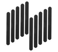 SECFOU 12 Bâtonnets de Ponçage Noirs Double Face en Éponge Abrasive, 12pcs, Outils de Polissage Résistants pour Miniatures et Bois, pour Créations Délicates