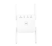 SECFOU 1200m Répéteur WiFi Amplificateur De Signal avec Antennes Externes Extenseur De Portée Murale Compatible avec Toutes Les Box Facile à Installer Blanc