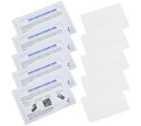 SECFOU 15 Cartes de Nettoyage pour Compteuses de Billets et Lecteurs de Cartes Pos, Format 12,5 X 8 Cm, Portables Opération Conviviale, en PVC, pour Environnements Commerciaux et Divers