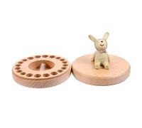 SECFOU 1ensemble Boîte à Dents De Lait De Hêtre Pour Souvenirs Précieux De Enfance Avec Espace Pour Notes Et Dates